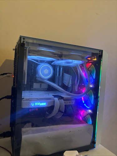 Gaming white - pc,
