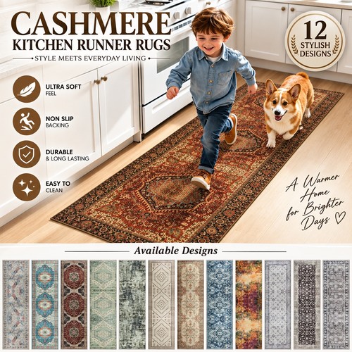 Kitchen runner rug non slip - kitchen,