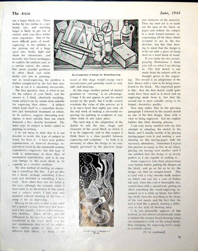 Antique print wood - wood, engraving