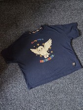 Harry Potter Blue Hedwig Owl Hogwarts T Shirt 9 10 Years