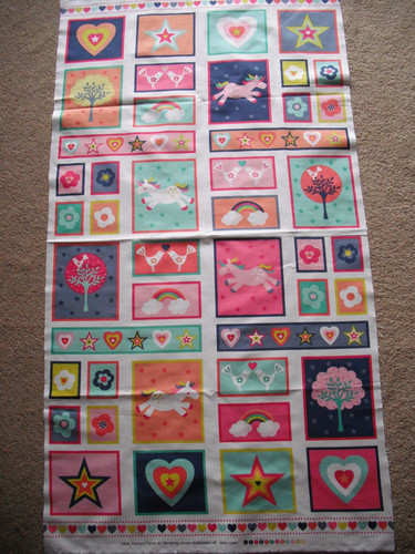 Makower fabric panel fantasy - makower,