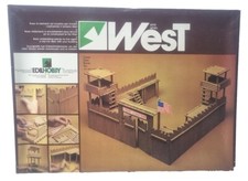 Vintage West Edil Hobby 2004 1:40 Scale 'Fort Custer' Italian Wooden Model Kit 