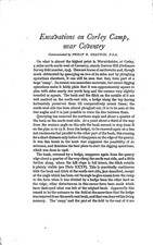 Excavations on Chorley Camp