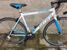Carrera road bike, lighly used in good condition, aluminium frame