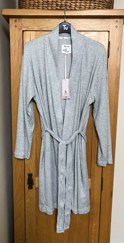 Grey dressing gown robe size - robe,