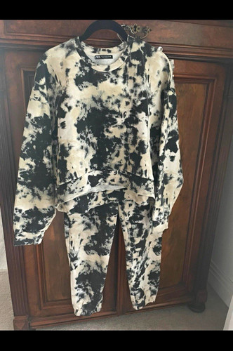 Zara women tie dye - zara, fleece