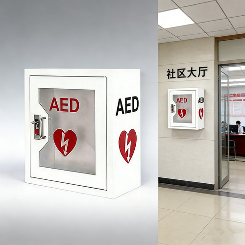 Aed cabinet wall mounted - aed,