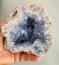 Celestite beautiful pale - celestite, blue