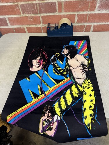 Vtg 1975 rolling stones mick - rolling,