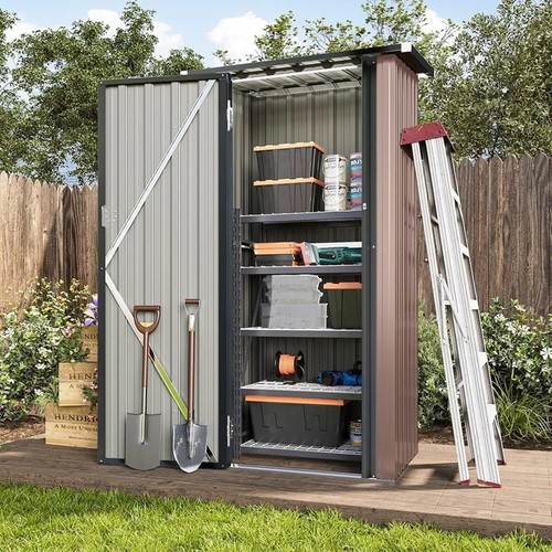 Outdoor metal storage shed - outdoor,