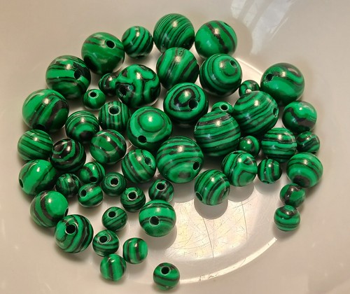 Mixed sizes green malachite - mixed,