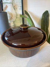 Vintage Hull Brown Glaze