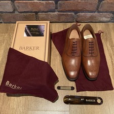 Barker Oxford Chestnut Calf