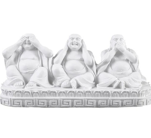 Three wise buddha see hear - buddha,