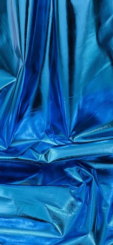 Kingfisher blue foil lame - kingfisher,