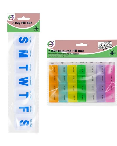 Day pill box organiser - 7,