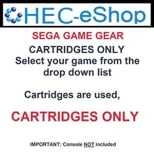 Sega game gear cartridge - -,