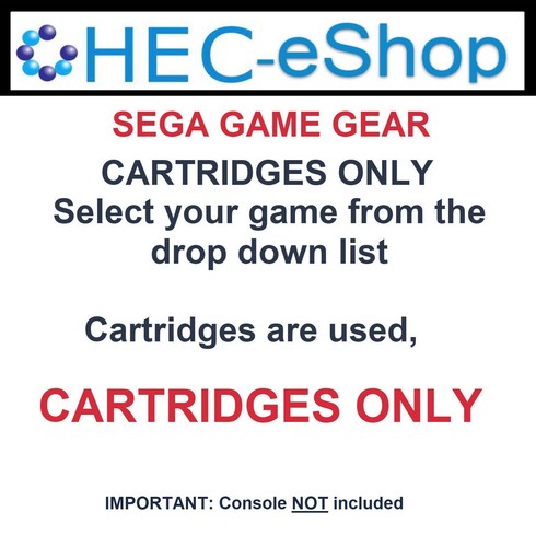 Sega game gear cartridge - gear,