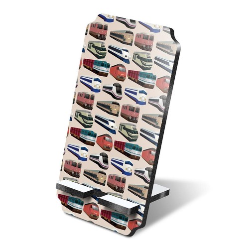 Mdf mobile phone stand - mobile, train