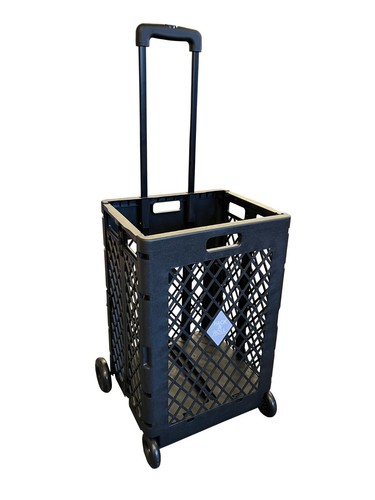 Folding shopping trolley cart - folding,