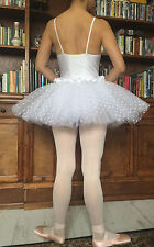 Adult lady women & child kid girl ballet dance 3-layer soft net tutu dress - New