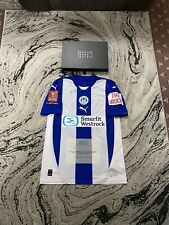 Wigan Athletic Match Worn Signed FA Cup Football Shirt Asamoah JR #37 Coa Boxed