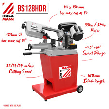 Holzmann Metal Bandsaw BS128HDR 125mm / 100 x 150mm max Floor standing 550w 230v