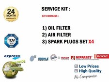 OIL FILTER + AIR FILTER + 4x