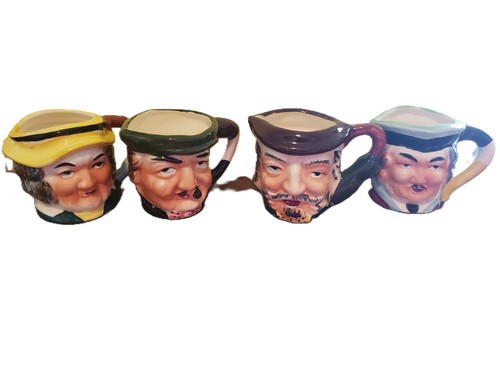 Vintage four small - small, jugs