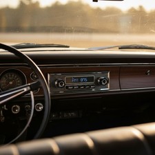 Single din retro - car, radio