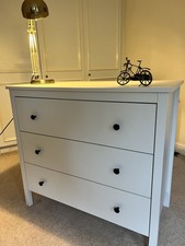 White IKEA Koppang 3 Drawer