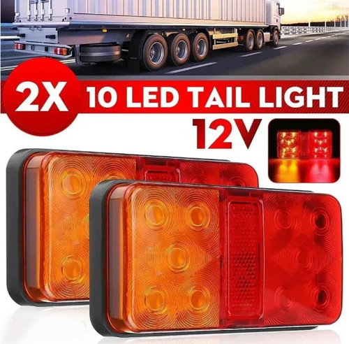 Led rear tail lights pair - led,