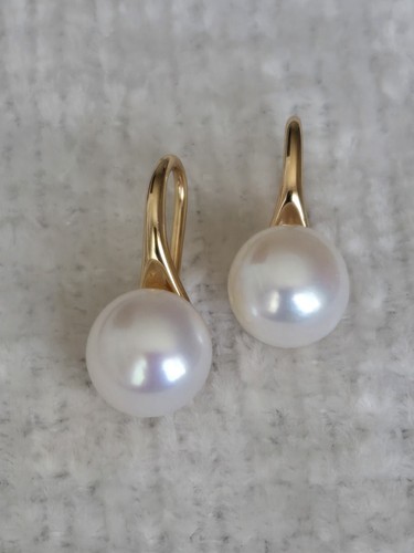 Cream 6mm cultured pearl 18k - cream,