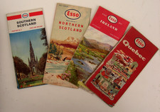 Original vintage esso road - vintage,