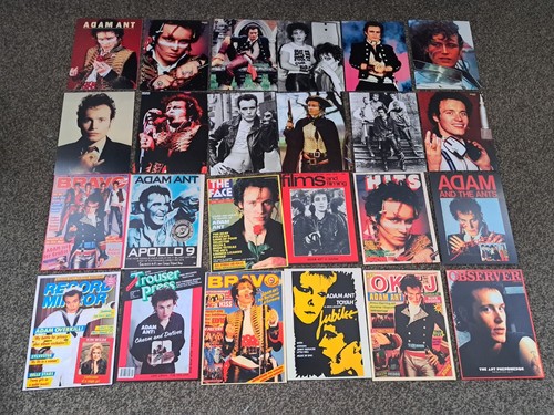 Adam ant set post cards - of,
