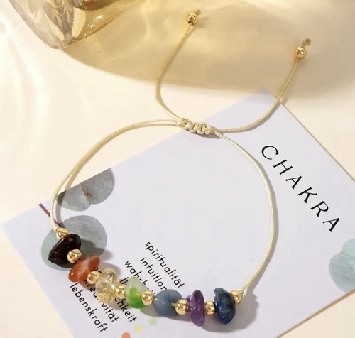 Chakra bracelet adjustable - 7,