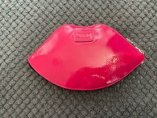 Lulu Guinness Pink Lip Foldaway Shopper Bag