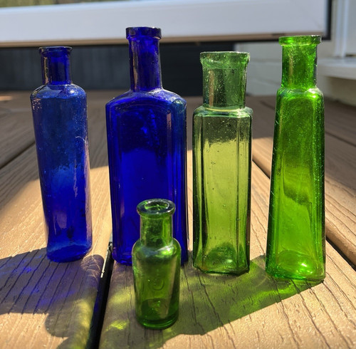 Vintage glass apothecary - vintage,