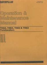 Caterpillar Telehandler TH62 TH63 TH82 & TH83 Operators Manual