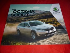 2018 Skoda Octavia Estate III Type FE Scout 2.0 TDI 4x4 Brochure Brochure Depliant