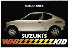 Suzuki SC100 GX Coupe Whizzkid 1979-82 UK Market Sales Brochure