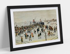 LS LOWRY, FERRY- FRAMED WALL