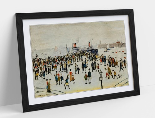 Lowry ferry framed - framed, wall