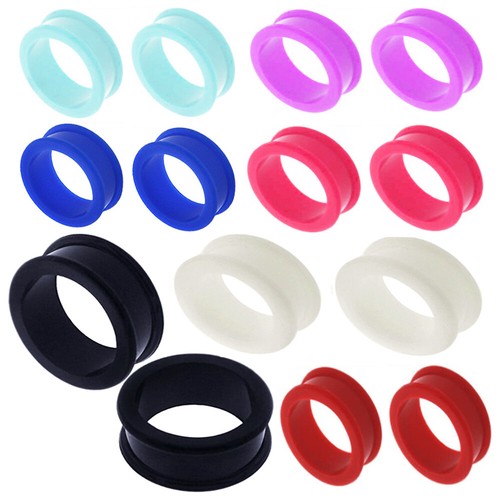 Pair silicone ear plug - ear, screw