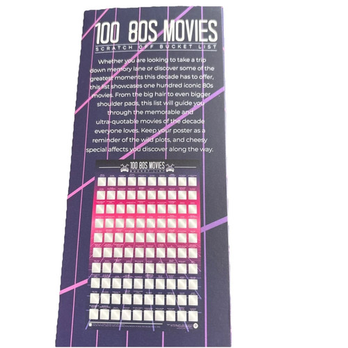 Scratch off movie poster - scratch,