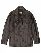 QUEBEC Mens Leather Jacket UK