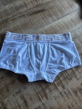 Mens Versace White & Gold Boxers Size Medium / 4 