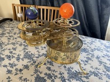 An Eaglemoss constructed brass Orrery / Tellurion.