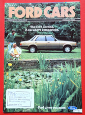 1982 FORD CARS Brochure Fiesta XR2 Escort XR3 Capri 2.8i Cortina S Granada MINT