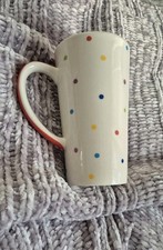 Whittard Of Chelsea Tall Small Spots Latte Hot Chocolate Mug